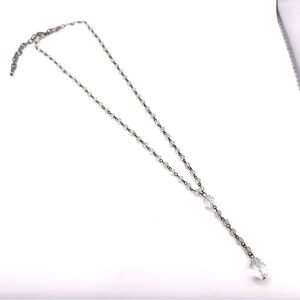 Glass Beaded Black Metal Necklace | N110